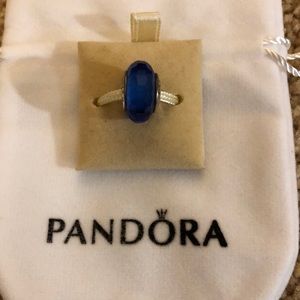 Pandora Fascinating Blue Murano Glass Charm